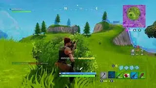 Wining a 1vs3 on Fortnite