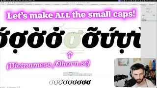 Making small caps for the “Extended Latin” characters of AT Lang