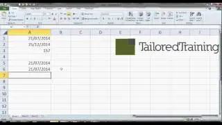 Excel - Working with dates