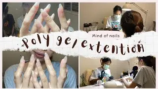 ต่อโพลีเจล Poly gel ต่อเล็บแบบขึ้นฟอร์ม 🩷 mind of nails
