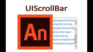 How to Make a Custom Scrollbar In Adobe Animate cc