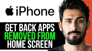How to Get Back Apps Removed from your Home Screen (EASY GUIDE) [2024]