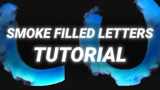 X-Particles tutorial | Fill letters with smoke in Cinema4D and Redshift | Tutorial