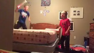 Awesome Glow In The Dark Foam Battle!!!😎