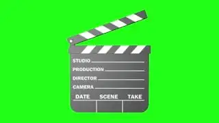 Filmklapper green screen for free