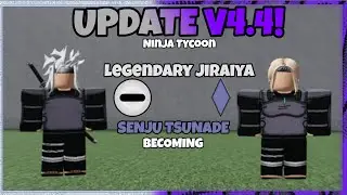 ninja tycoon becoming Jiraiya and Tsunade Vs all the bosses update v4.4 #roblox ⚔️🍂