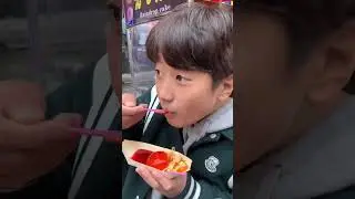 물방울떡 먹방 Korean Street Food
