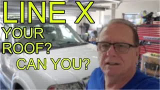 Navigator needs roof, LINE X'D. #LINE X #rusted roof #vehicle roof paint