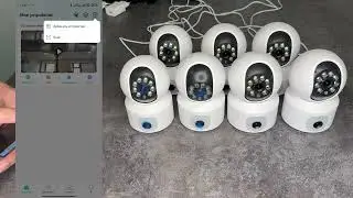 Настройка 7 камер видеонаблюдения одновременно