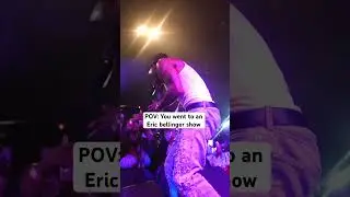 This what happens when you go on tour with Eric Bellinger🤯 #rnbmusic #liveperformance