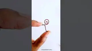 DIY Wire Wrap Alphabet T... Letter U to follow