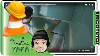 6/9 ⏩ Pose renfort périphérique obligatoire de baignoire, ici sur mur Placo® !