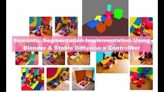 BSLIVE Basic Semantic Segmentation AI Implementation Using Blender and ControlNet