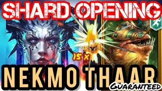 💫Shard Opening💫 Guaranteed Nekmo Thaab❗️Pulling 15x Sacred Shards❗️| RAID Shadow Legend