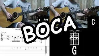 Dreamcatcher - BOCA - Acoustic Guitar Cover Tutorial (드림캐쳐)