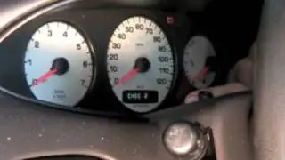 Speedometer reset procedure