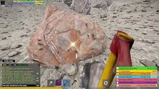 Mining a tough metal node  Rust
