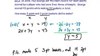 Solving Word Problems Using Systems of Equations