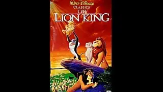 Opening to The Lion King UK VHS [1995]