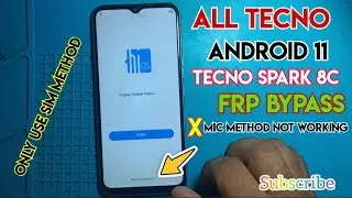 Tecno Spark 8c Frp bypass Android 11 | All Tecno Android 11 frp bypass | Tecno Android 11 frp unlock