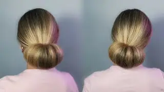 Прическа для тех, у кого нет времени на долгие сборы!
