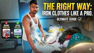 THE RIGHT WAY IRON CLOTHES PART 148 👍