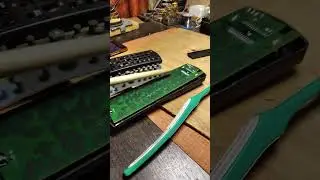 The remote control is defective.