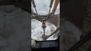 Работа с ямобуром delta на мини погрузчике mustang 2066