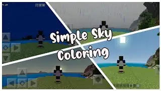 Mcpe Shaders Tutorial #5 •|• SIMPLE SKY COLOR GRADIENT!
