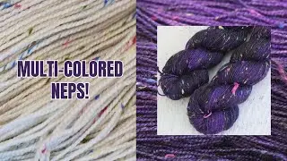 Prototyping a Colorway on a Similar Yarn Base; Dyeing Multicolored Nep Yarn Dark Colors