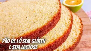 Pão de Ló de Laranja muiito FOFINHO, feito com farinha de arroz |Receita fácil| Minha Cozinha de❤️