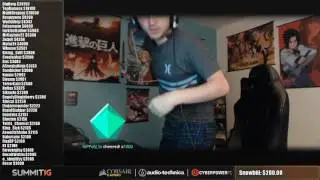 Streamer accidentally show boner #Summit1G