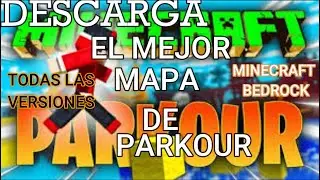 EL MEJOR MAPA DE PARKOUR PARA MINECRAFT BEDROCK EN PC