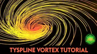 Vortex Tyspline and Mapping Animation Tutorial | 3DsMax & Tyflow
