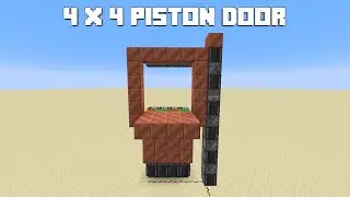 Minecraft 4x4 Piston Door