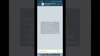 Fixando mensagens nos grupos do Telegram