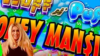 FIRST L👀K! HUFF N PUFF MONEY MAN$ION SLOT machine!