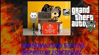 WHEN GRANDMA PLAYS GTA 5|INSPIRED BY FORCEPLAYZ|STICKMAN ANIMATION