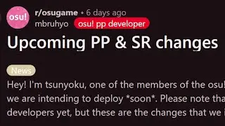 The PP Rework is Happening Soon