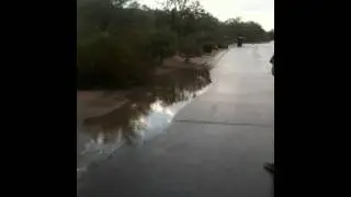 Slash hydroplane small puddle