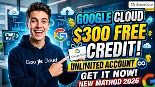 Google Cloud $300 Free Credit + Unlimited Account 2026 | New Method (100% Working)