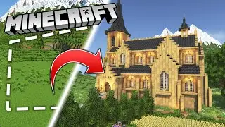 I Survived 100 Days Building a MEGA Church in Minecraft