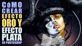 Crear efecto oro y efecto plata en Photoshop