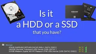 Find if it's a HDD or a SSD