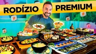 COMILANÇA SEM FIM no RODÍZIO de COMIDA JAPONESA!! 