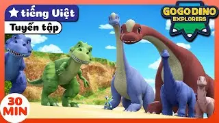🦖【GOGODINO KHÁM PHÁ】TẬP 25-26 | Tuyển tập | Khủng long | Phim hoạt hình cho trẻ em |  Tiếng Việt