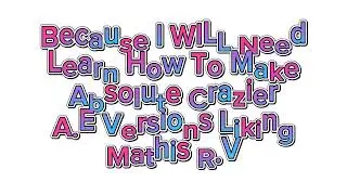 I will take some days for upload numbers 0 to beyond (🅇) part v