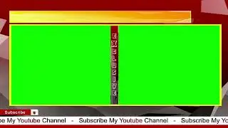 Exclusive News Green Background | Animation Green Background | Graphics King Master