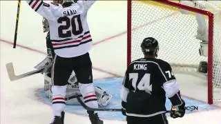 Duncan Keith Goal with a nice pass from Patrick Kane (Blackhawks vs Kings)