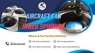 CNC Inner Spinning Machine for Aircraft/Airport Air Conditioner丨Square Blank丨www.auto-altron.com